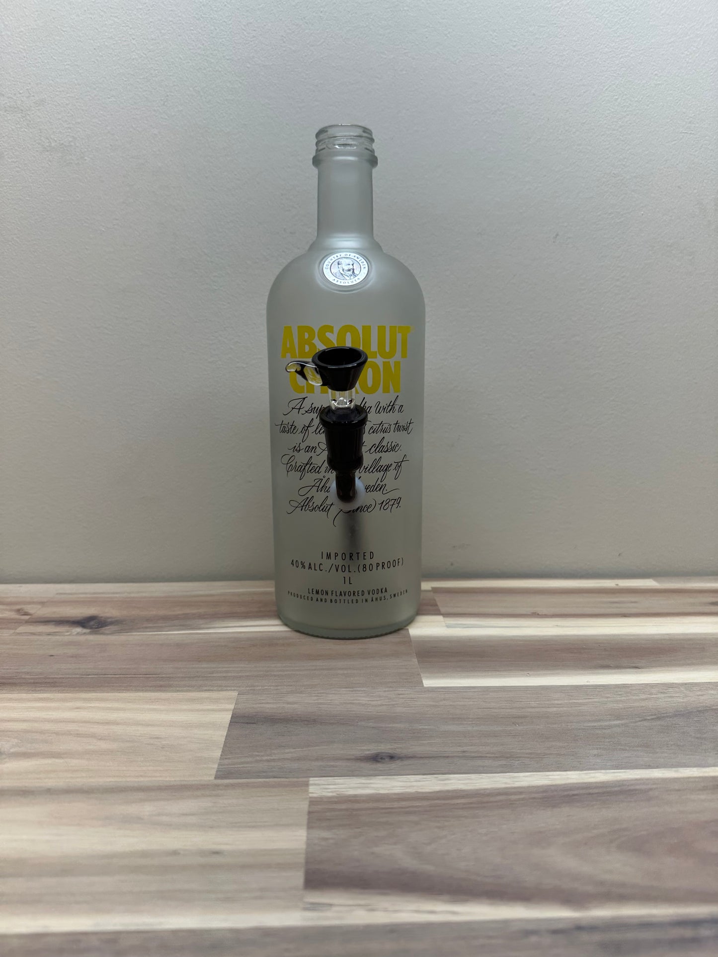 Absolut Citron Custom Bong